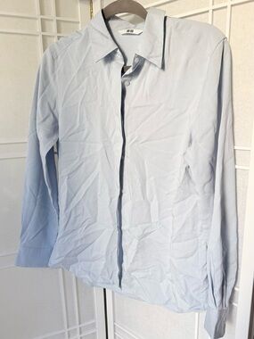 Uniqlo Light Blue Button-Down Shirt